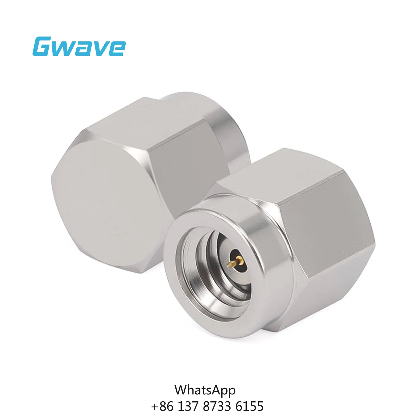 1.0mm RF Load Termination Passivated Stainless Steel 1 Watt Capacity Up To 110 GHz Connector Accessory