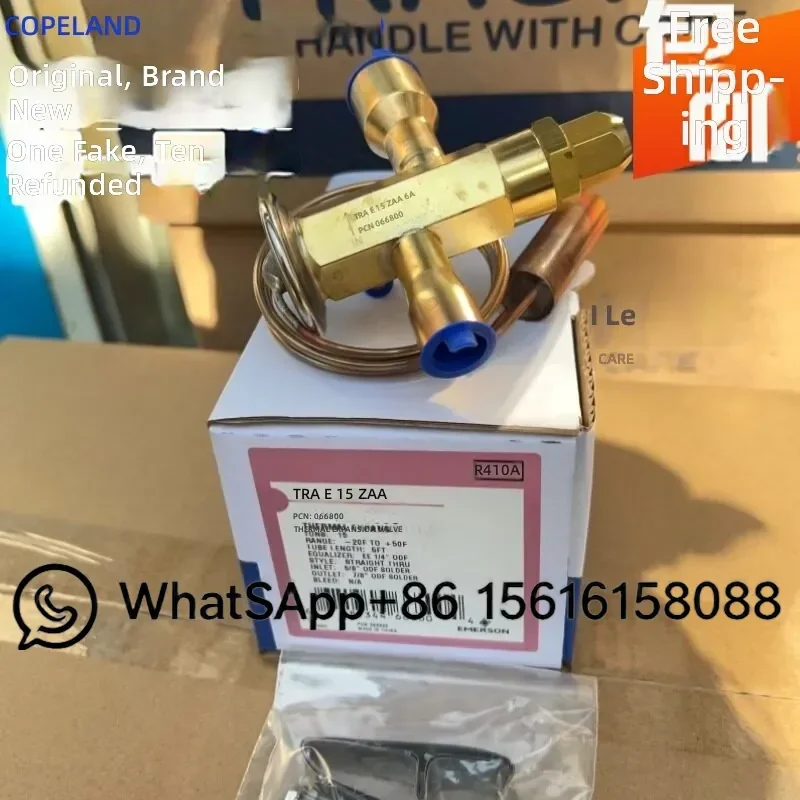 Original Emerson Expansion Valve for R410a Models TRAE8ZAA TRAE10ZAA TRAE12ZAA TRAE15ZAA