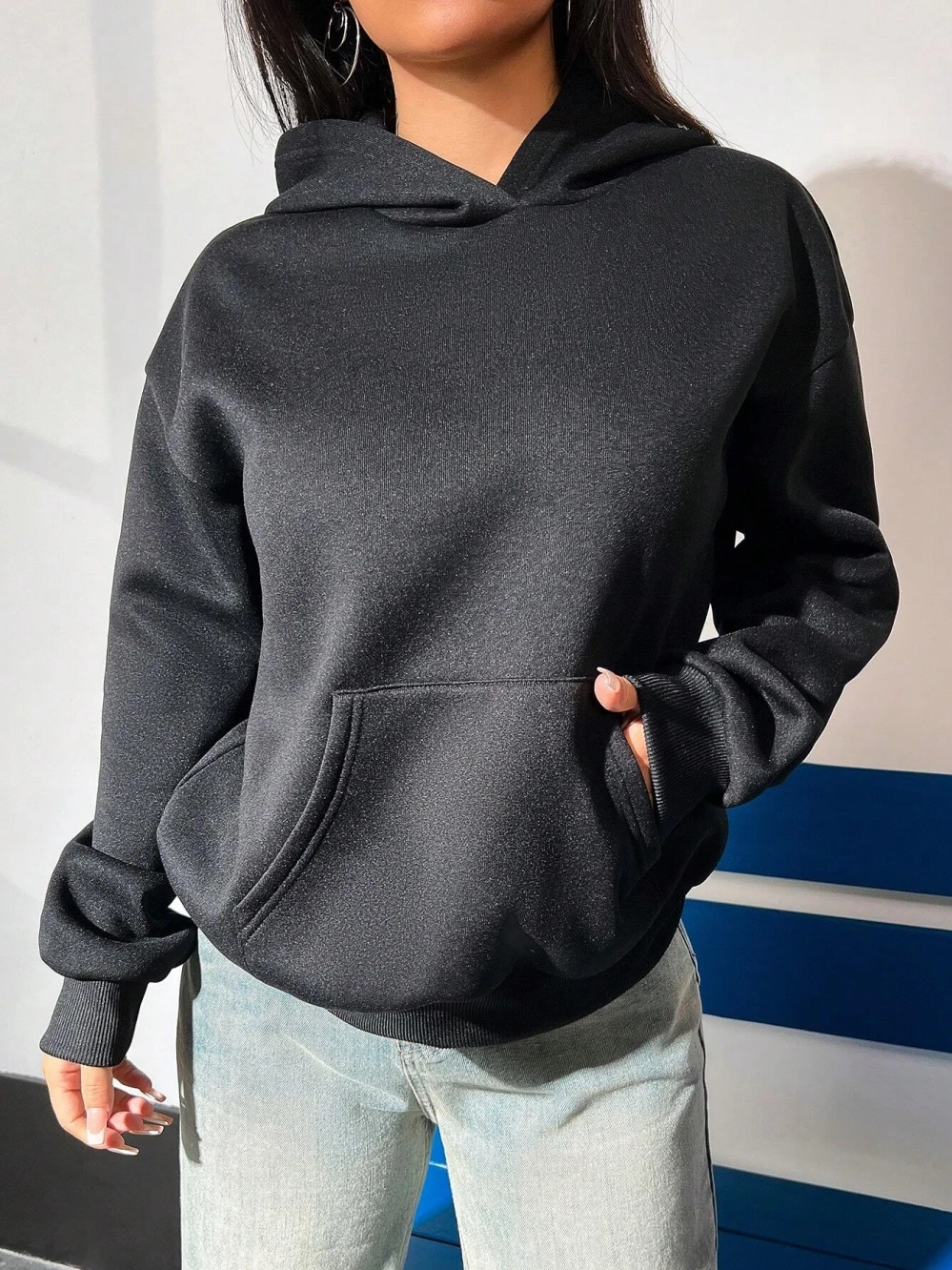 Spread Wings On The Back Graphic Print Woman Hoodie Hip Hop Soft Hoody Fashion Warm Loose Sweatshirt Autumn Fleece Sportswears