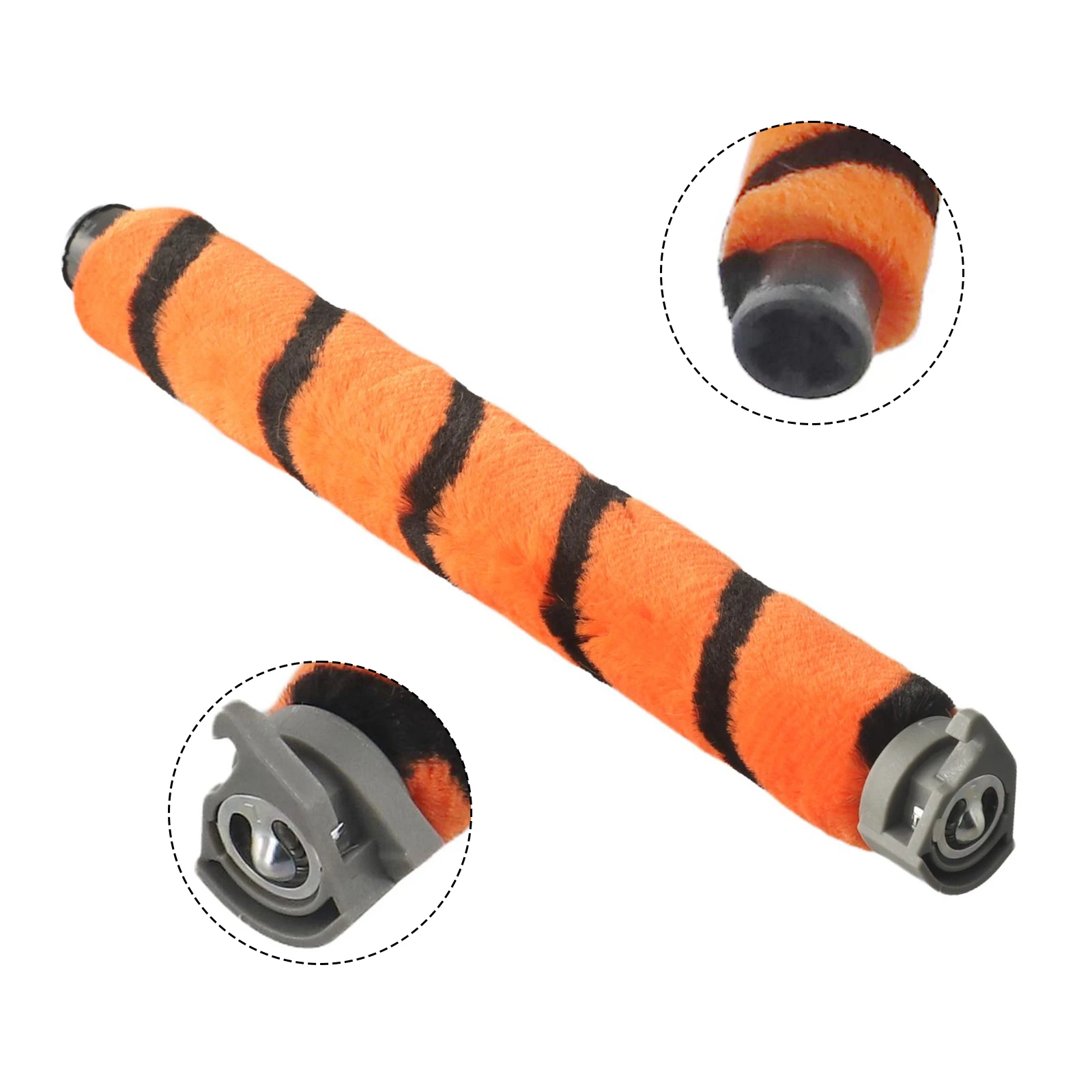 فرشاة دوارة للفرشاة تزيل الأوساخ ملحقات أجزاء المكنسة الصلبة أسطوانة مضادة لللف أرضيات نظيفة رقيقة لسمك القرش