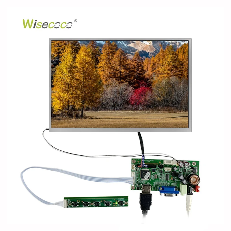 10.1 Inch 1280x800 Resolution Tft Lcd Display Wide Temperature Screen Sunlight Readable LCD Modules with LVDS Interface