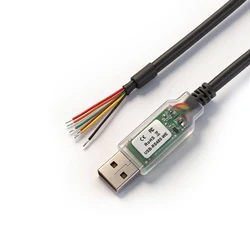 Feanteek USB-RS485-WE-1800-BT USB TO RS485 Serisl Cable FTDI FT232RQ Chip USB to RS485 Serial Adapter UART Cable