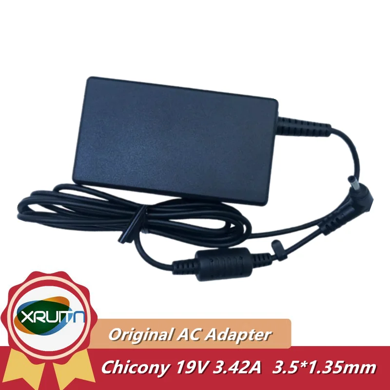 

Original A18-065N3A Chicony 19V 3.42A 65W 3.5*1.35mm AC DC Adapter Charger for Medion Akoya E14304 S14406 E15408 Power Supply