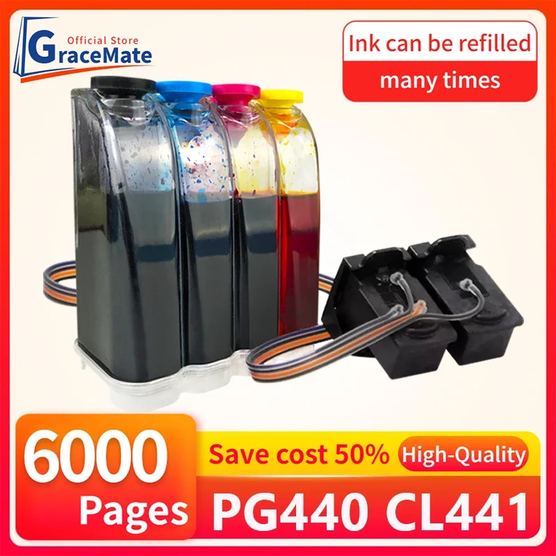 Pg440 Cl441 Compatible PG440 CL441 Ink Cartridge CISS for Canon PG440 CL441 for Canon Printer Pixma 4280 MX438 518 378 MX438