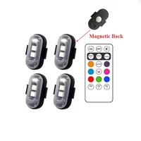 Magnetic Car Light, USB Rechargeable Car Light with Remote Control, Multi-functional LED Light for Car Motorcycle Decor