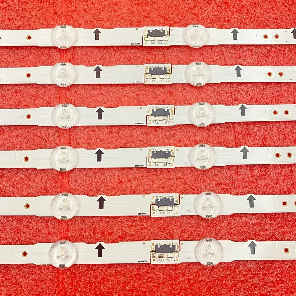 1set LED Strip For Samsung UE55H6690SV UE55H6700SL UE55H6700ST UE55H6740SV UE55J6100AK UE55J6100AW UE55J6250SU UE55J6272SU