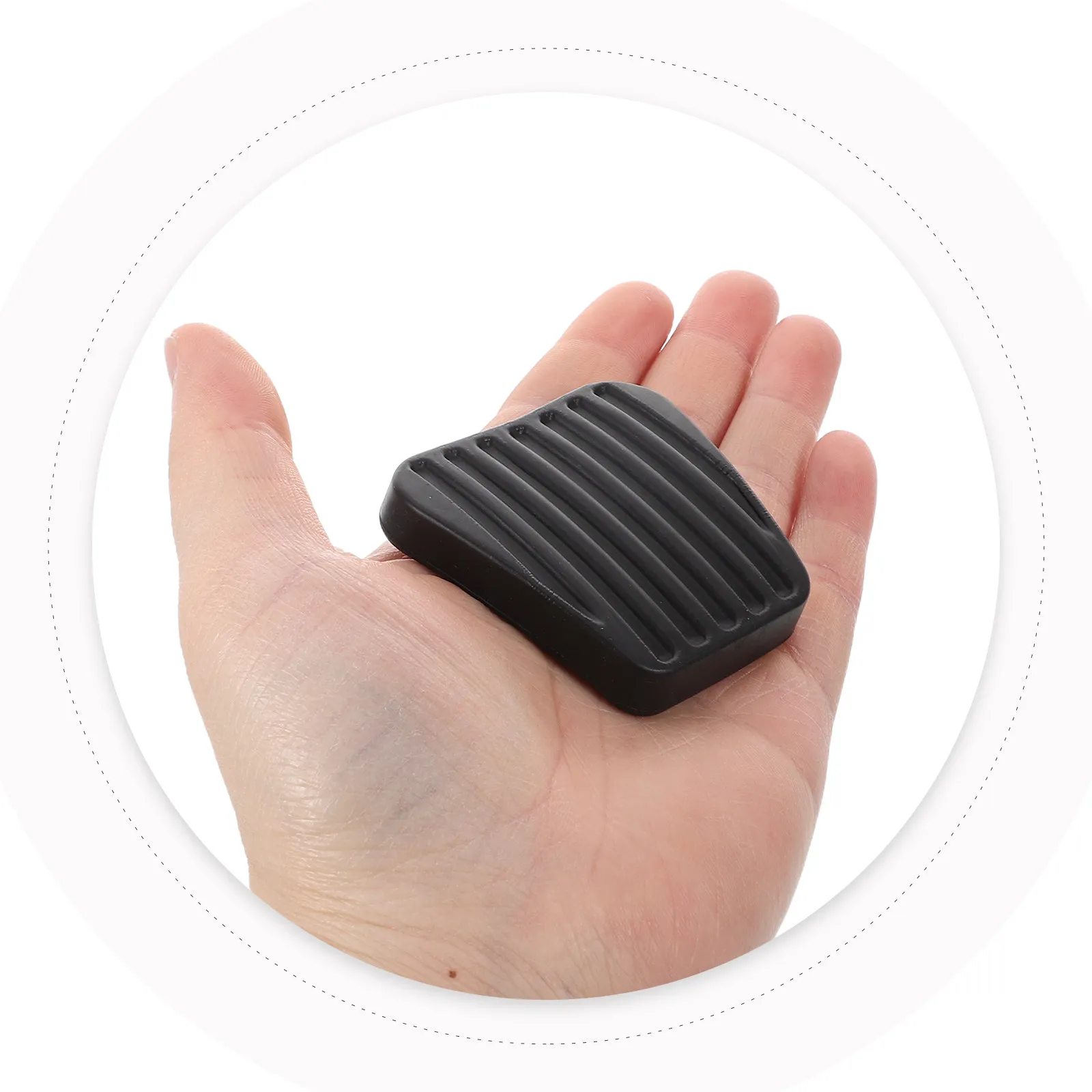 

2Pcs Car Brake Pedal Stop Pads Rubber Nonslip Gas Brake Clutch Pedal Covers Enhanced Grip Stability Fatigue Reduction Vehicle