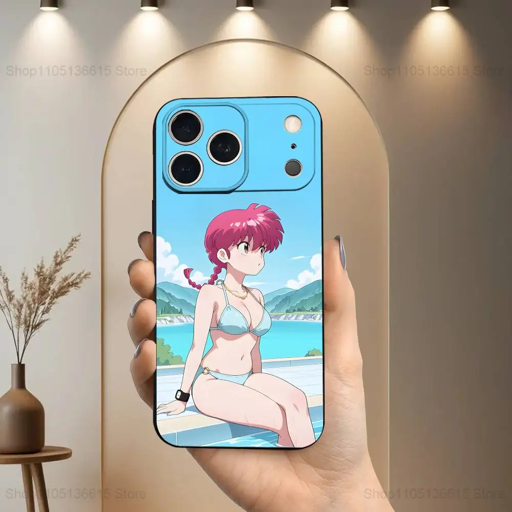 Чехол для телефона Comics M-Manga R-Ranma-1-2 для iPhone 17,16,15,14,13,12,11 Plus,Pro Max,XS,X,XR,SE,Mini,8,7,мягкий силиконовый черный чехол