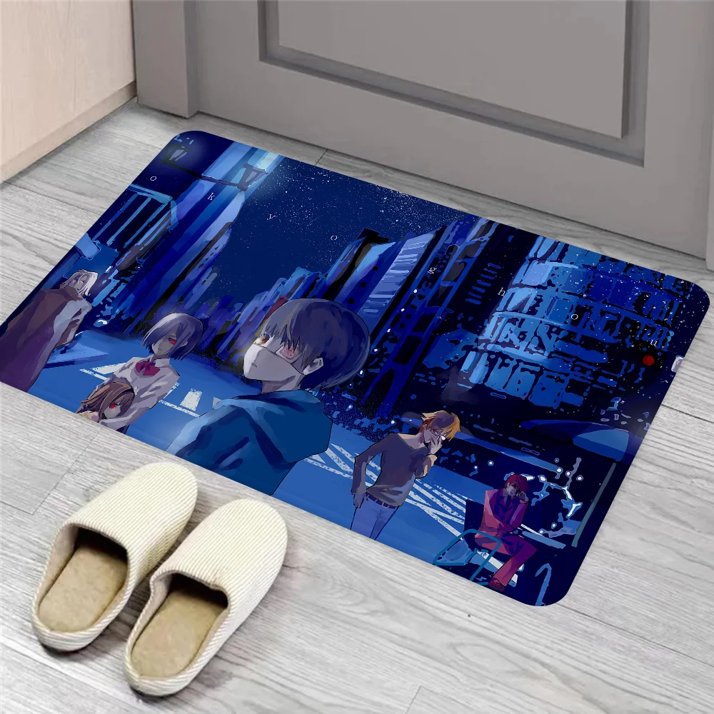 Tokyo Ghoul Anime Floor Mat Bath Mat Nordic Style Home Doormat Bathroom-Toilet Mats Bedroom Welcome Doormat