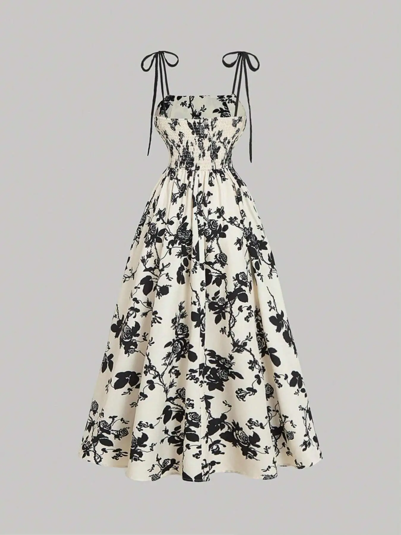 2026 Neue Sommermode Damen Vintage Print Spaghetti-Träger-Kleid Elegantes Lässiges Strand-Urlaubs-Party-Kleid Femme Vestidos