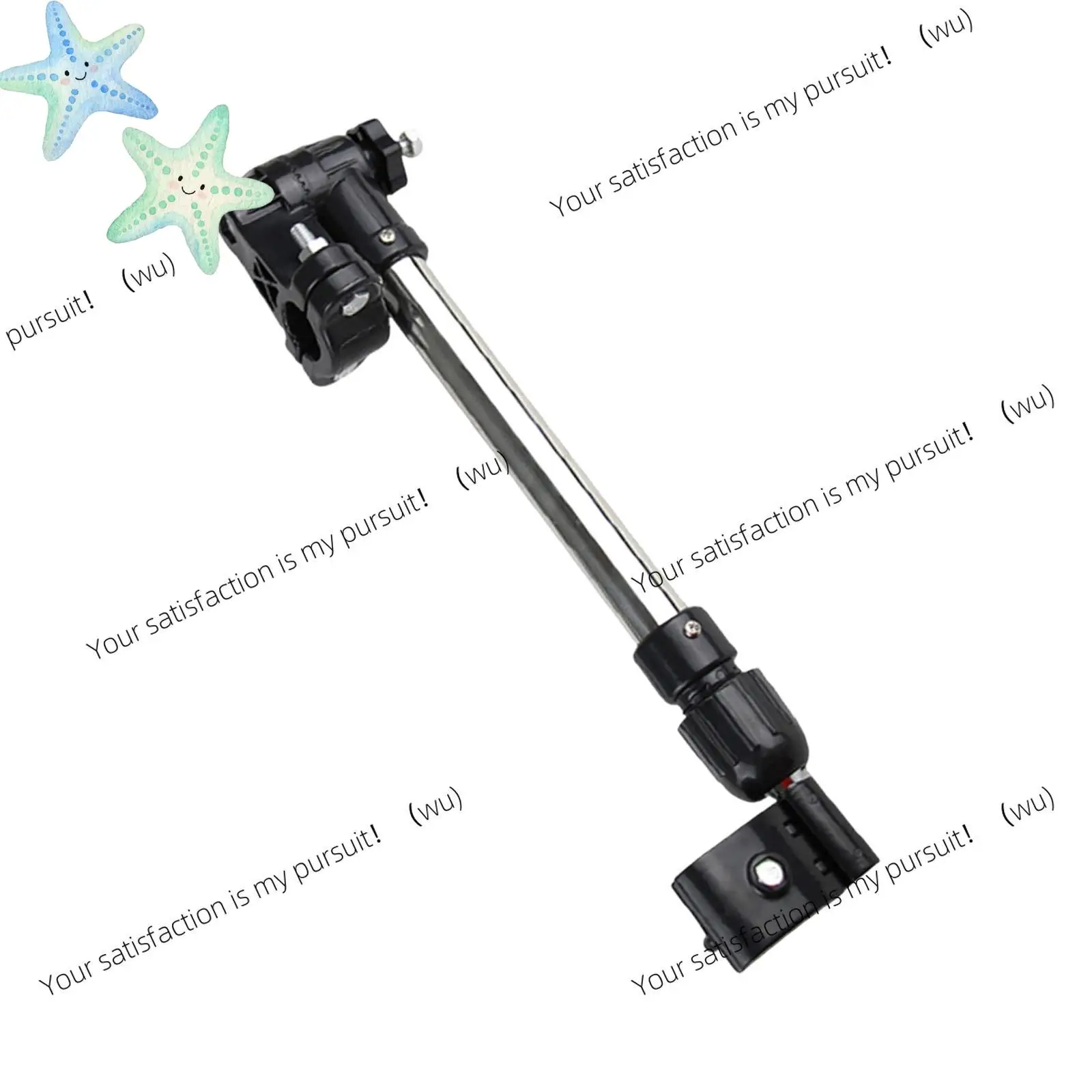 Bicycle umbrella frame for wheelchairs, bicycles, walkers
