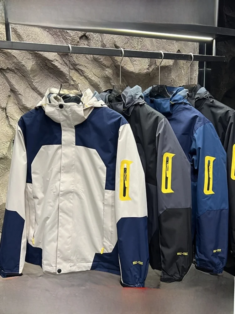 

Мужская осенне-зимняя футболка с подкладкой Fce, ветрозащитная, водонепроницаемая, теплая, внешняя куртка и внутреннее пальто Sl Sed