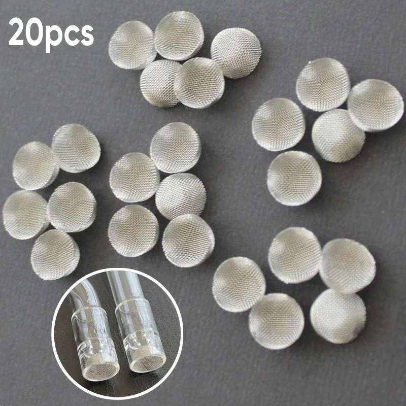 

20pcs Straight Metal Gauze Screen Filters Fits For Arizer Solo/ Air Glass Stems Screening Filter Sheet Heavy Duty Mesh Filters