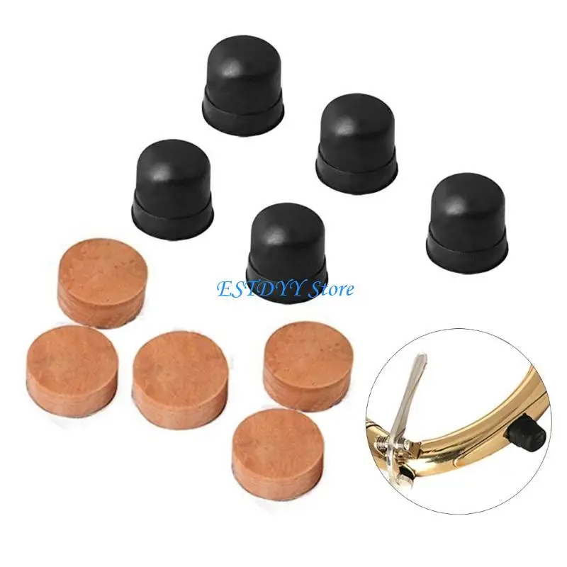G6DE Trombone Water Key Spit Value Cork Pad Performances Accessory Repairing Cork Pad