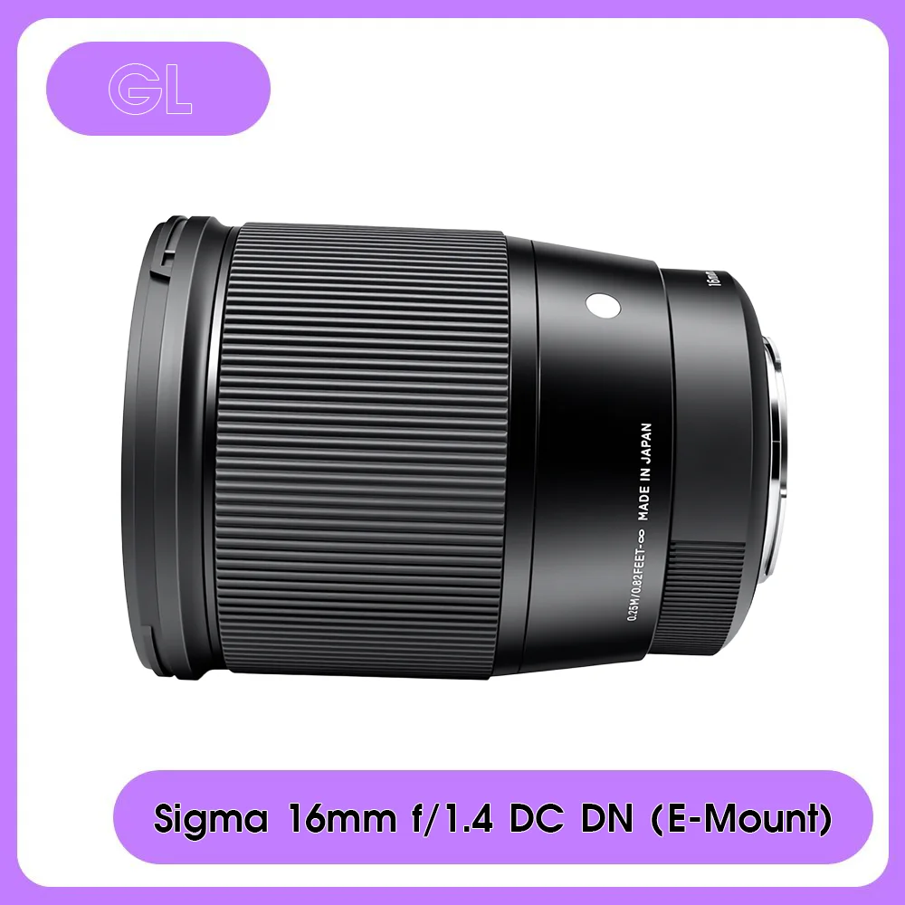 

for Sigma 16mm F1.4 DC DN half frame large aperture wide-angle selfie vlog video lens with multiple mount options