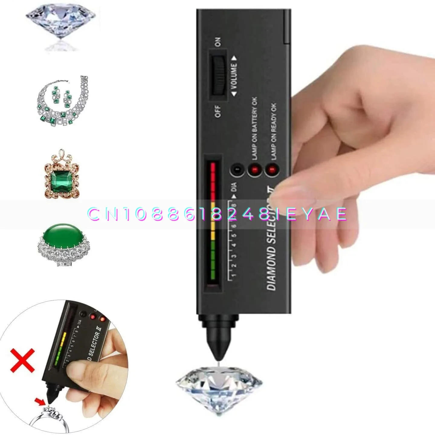 Tool for Detecting and Identifying Diamond Authenticity, Hardness Discriminator