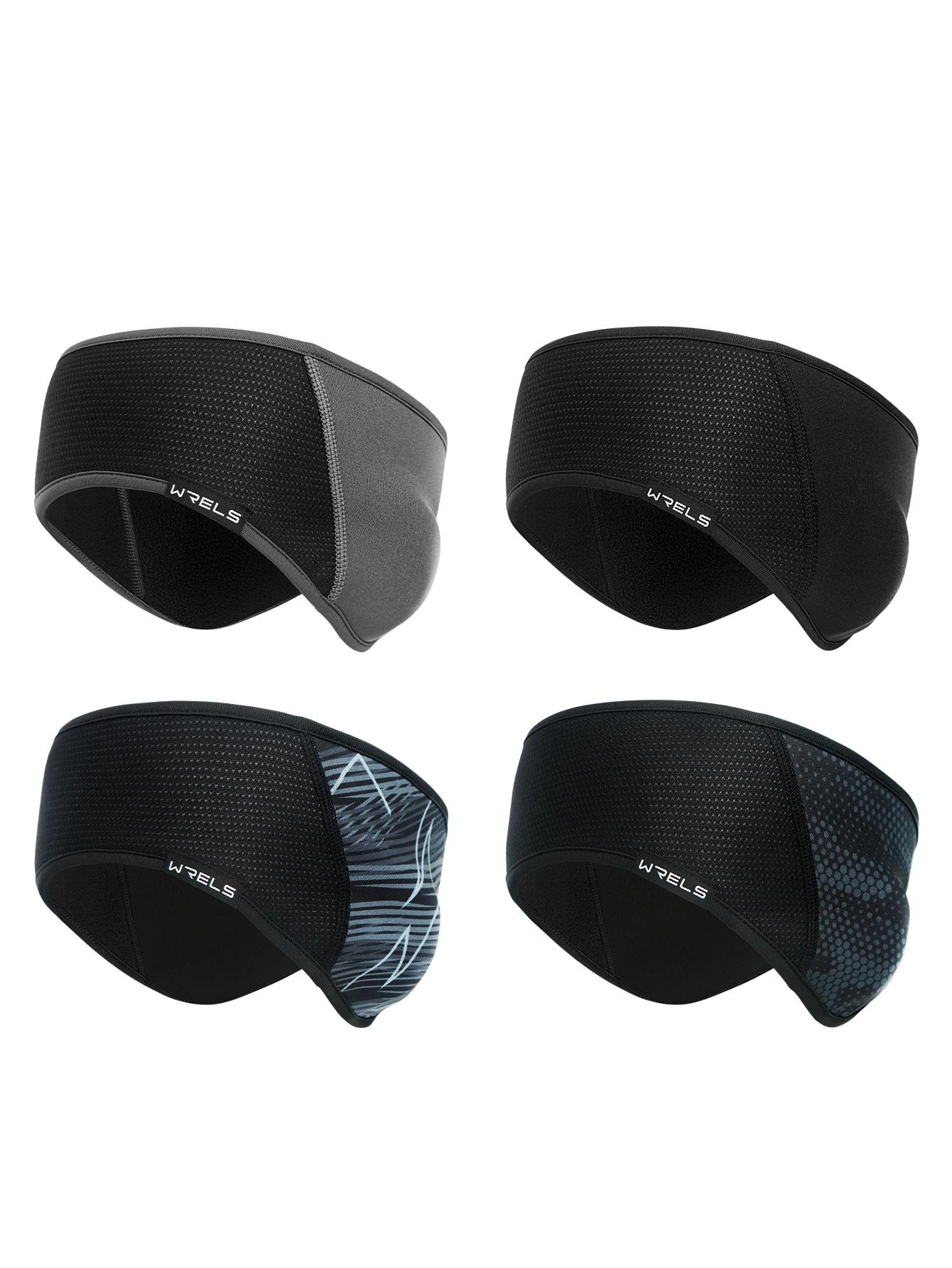 WRELS Outdoor Running Windproof Elastic Ear Muffs Headwear Lightweight Ear Protection Winter Autumn Sport Ear Warmer Headbands