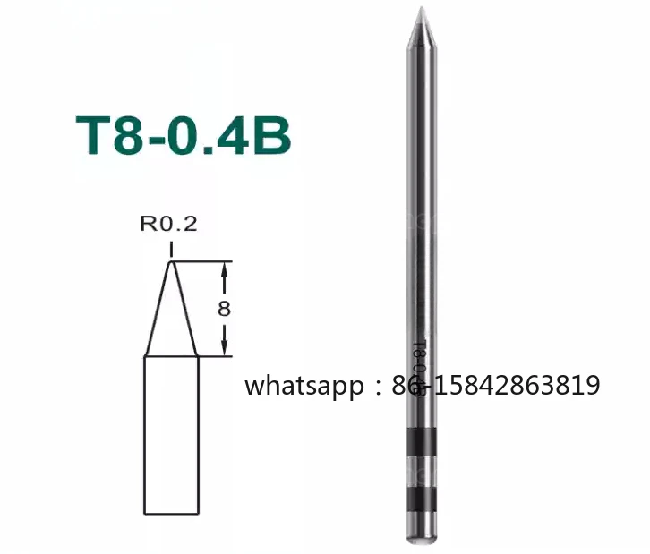 

Наконечник для паяльника 968/969 с интегрированным нагревательным элементом, головка для пайки T8/T9