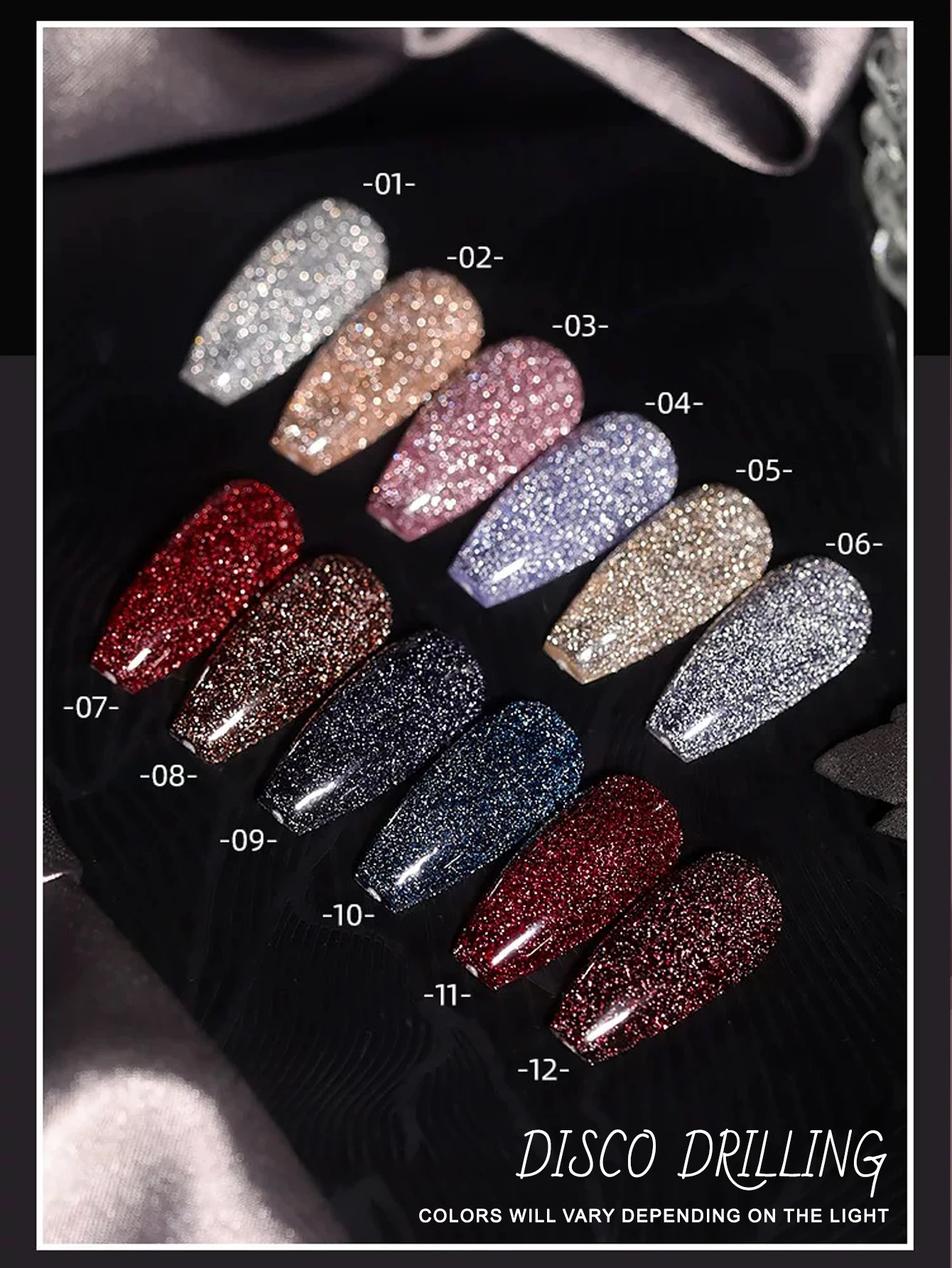 12 ミリリットル 1 個夏秋爪赤きらびやかなダイヤモンドメイラードジェルネイルポリッシュ白爪ピンク爪ネイル用品