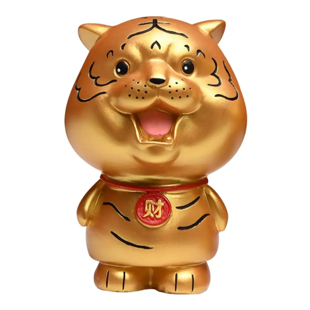 Miniature Figurine Ornament Sculpture for Wealth Blessing Office