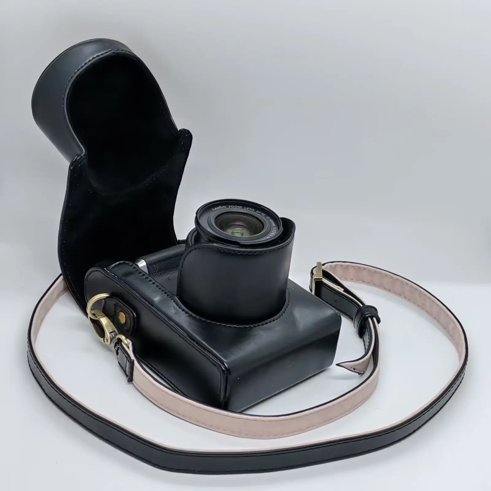 ل Leica Q Q-P Q2 Q3 حافظة جلدية للكاميرا حزام حقيبة #5