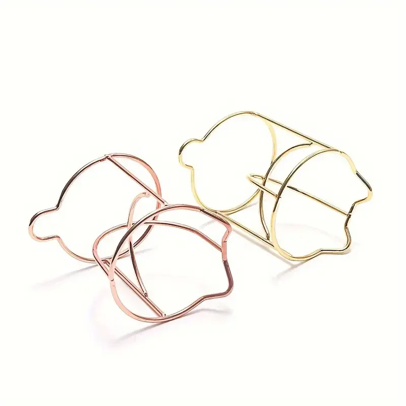 قطعة واحدة من حامل إسفنجة المكياج المعدنية مع رف تخزين منظم الحمام بتصميم أذن القط لملحقات منتفخة التجميل