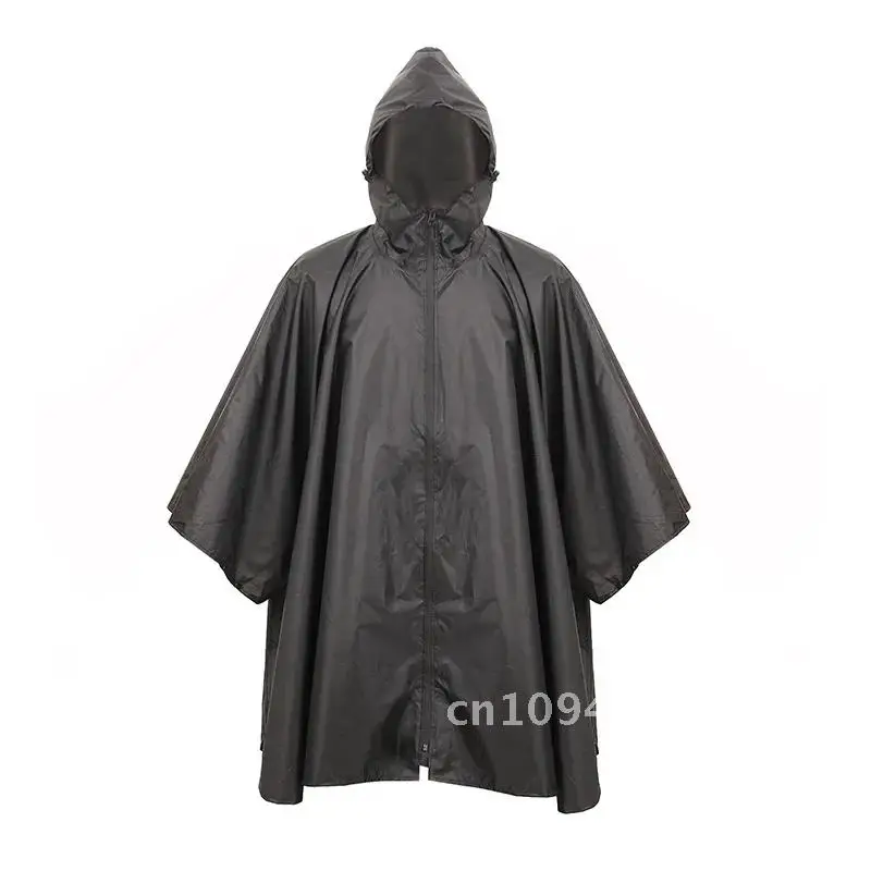 

Raincoat Breathable Waterproof Poncho Zipper Ultra Light Easy To Travel for Jungle Hiking Rain Outdoor Poncho Tactical Carry