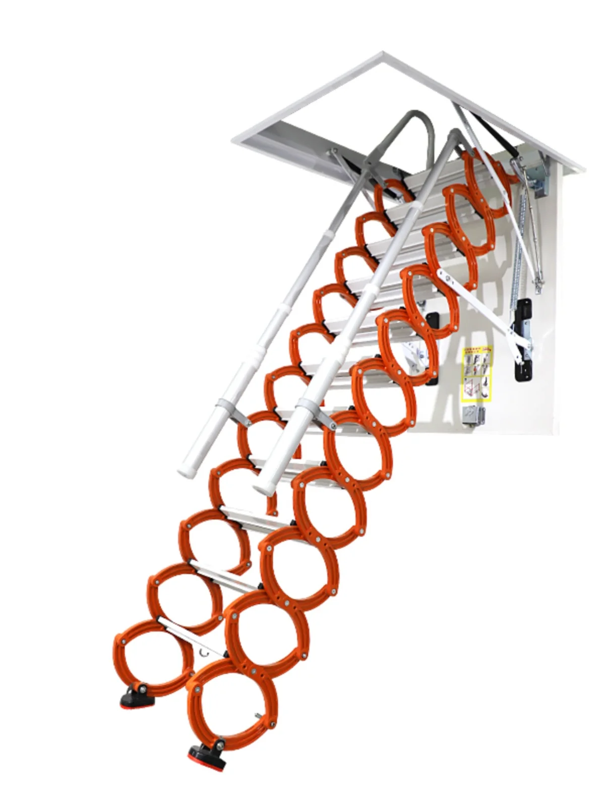 

Multi Functional Folding Telescopic Household Invisible Indoor Lifting Aluminum Alloy Electric Attic Telescopic Staircase