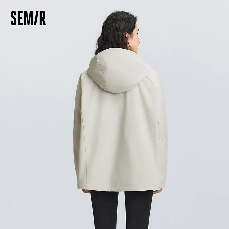 Semir Jacket Women Three-Prooof 2025 New Spring Protective Outerwear Fashionable Versatile for Commuting