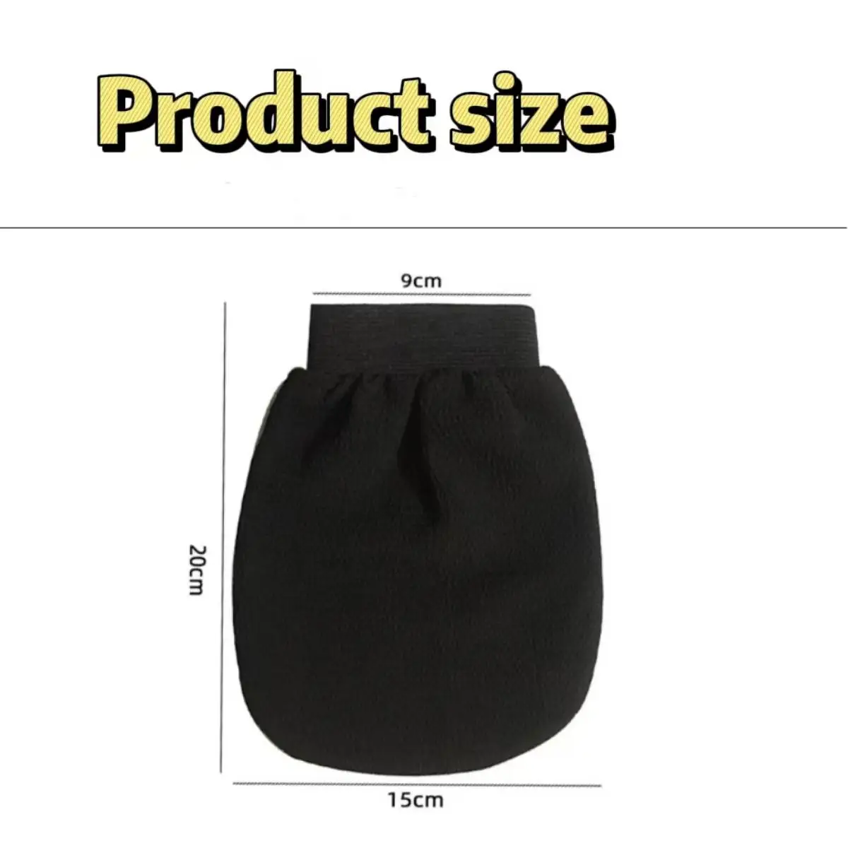 Hammam Exfoliating Shower Gloves Painless Remove Dead Skin Scrub Body Korean Massage Mitt Bathroom Cleaning Gadget 1pc view 2