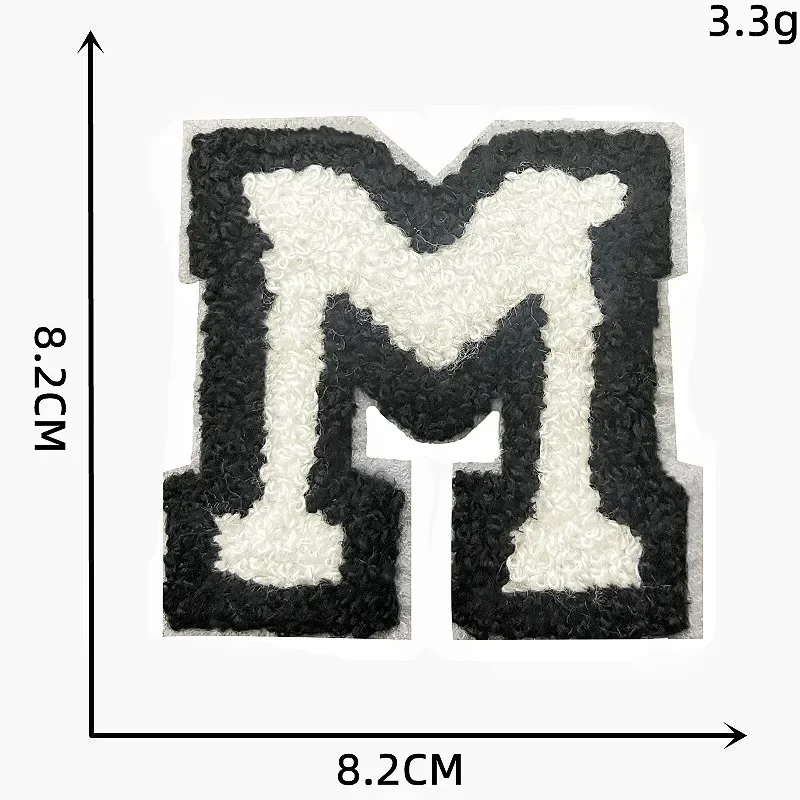 Chenille Letter Backpack Patches on Clothes Embroidery Patches for Clothing Sewing Patch Children\'s Applique DIY Apparel Arts