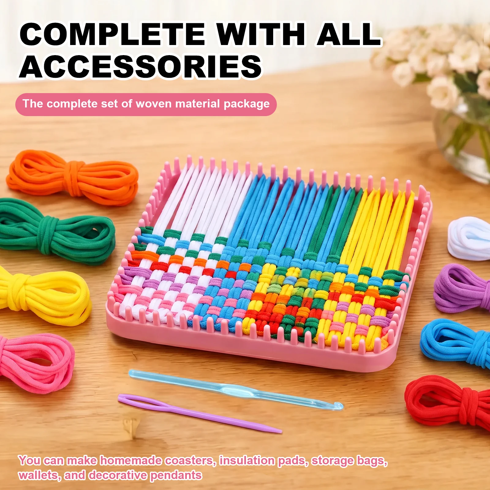 Weaving Loom/Elastic Rope Kit - Art Craft Easy ulasan dan harga