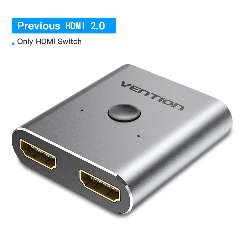 Ventie HDMI Switcher 4K 60Hz Bi-Direction 2.0 HDMI Schakelaar 1x2/2x1 Adapter voor PS4/5 Xiaomi TV Box 8K HDMI 2.1 Splitter