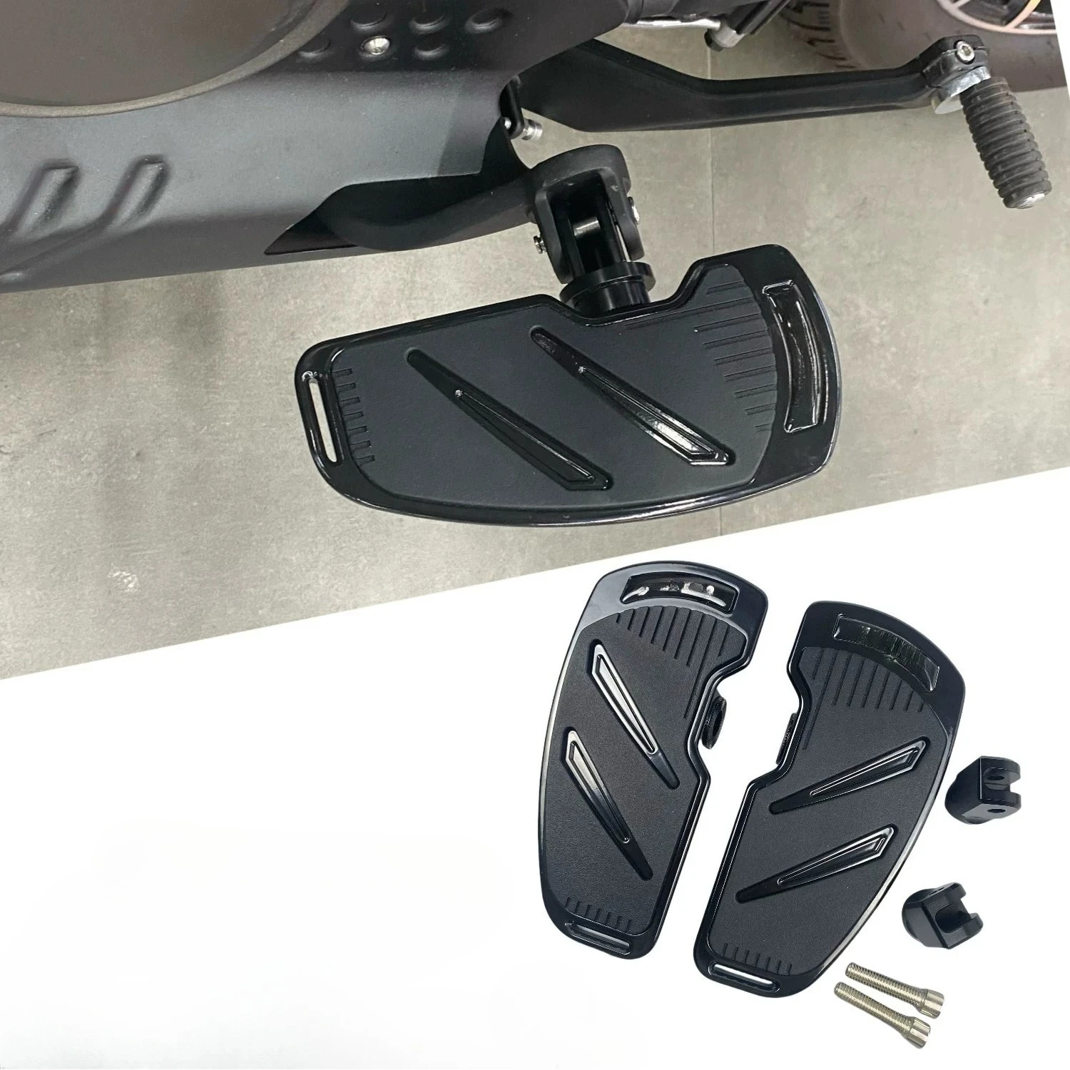 New LFC700 Motorcycle Anti-slip Pedal Front Footrest for Benda LFC700 LFC 700 Lfc700 Dark Flag 500 Enlarged Pedal Accessories