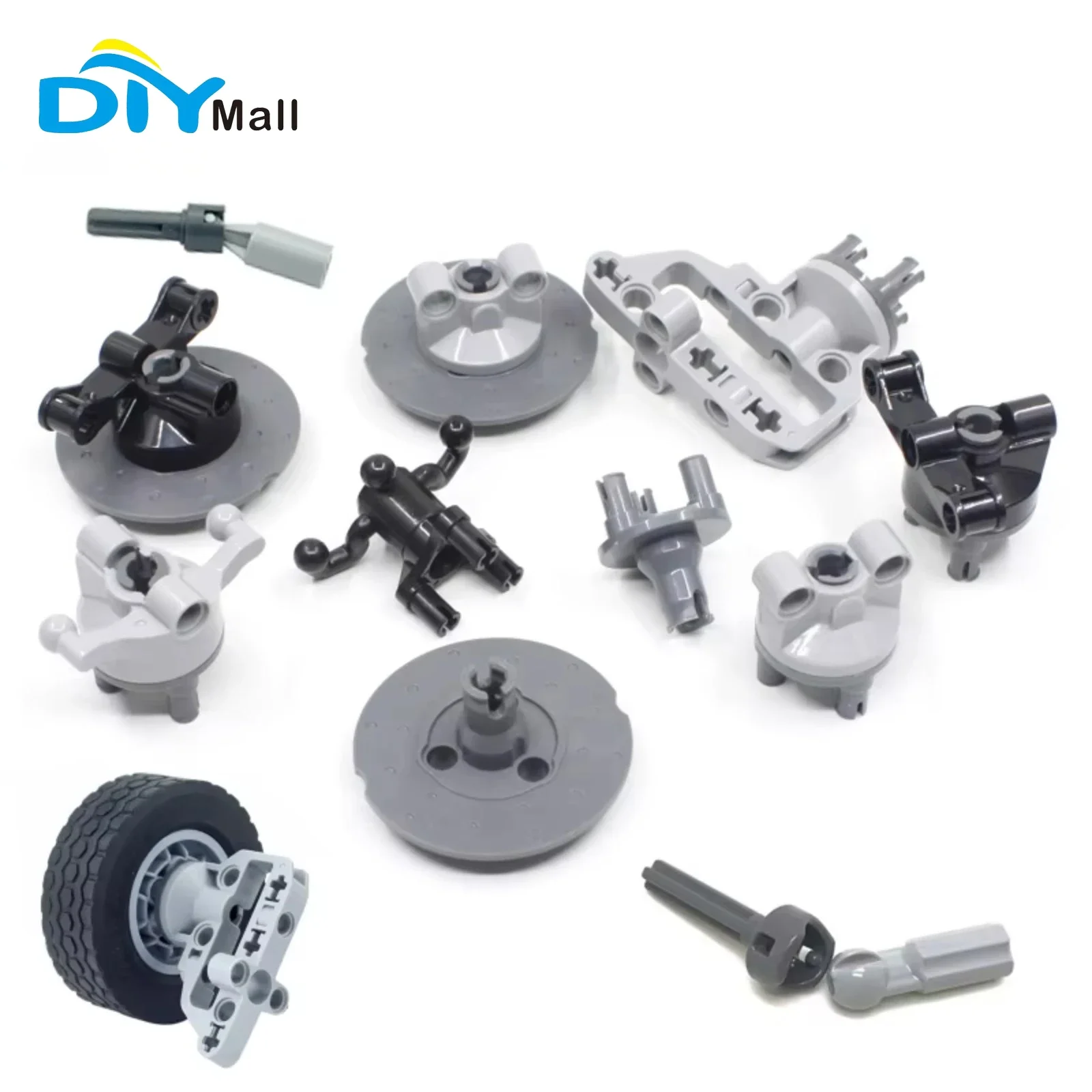 DIYmall Technical Suspension Steering Wheel Hub Portal Axle Housing Drive MOC Parts 92908 3518