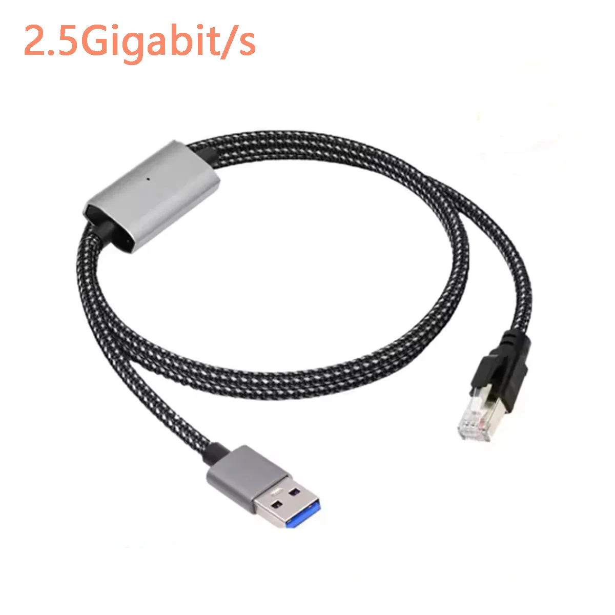 USB to Ethernet rj45 2500Mbps Cable Adapter RJ45 Male to USB3.0 Type-A Male Gigabit Network Card Plug & Play For Switch Macbook
