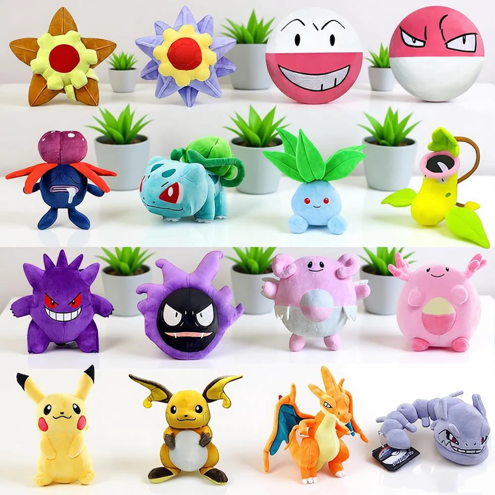 30cm Hot Oddish Staryu Elektroden Pokémon Plüschtier Niedliche Victreebel Steelix Pikachu Puppe Anime Blissey Gastly Gengar Stofftier