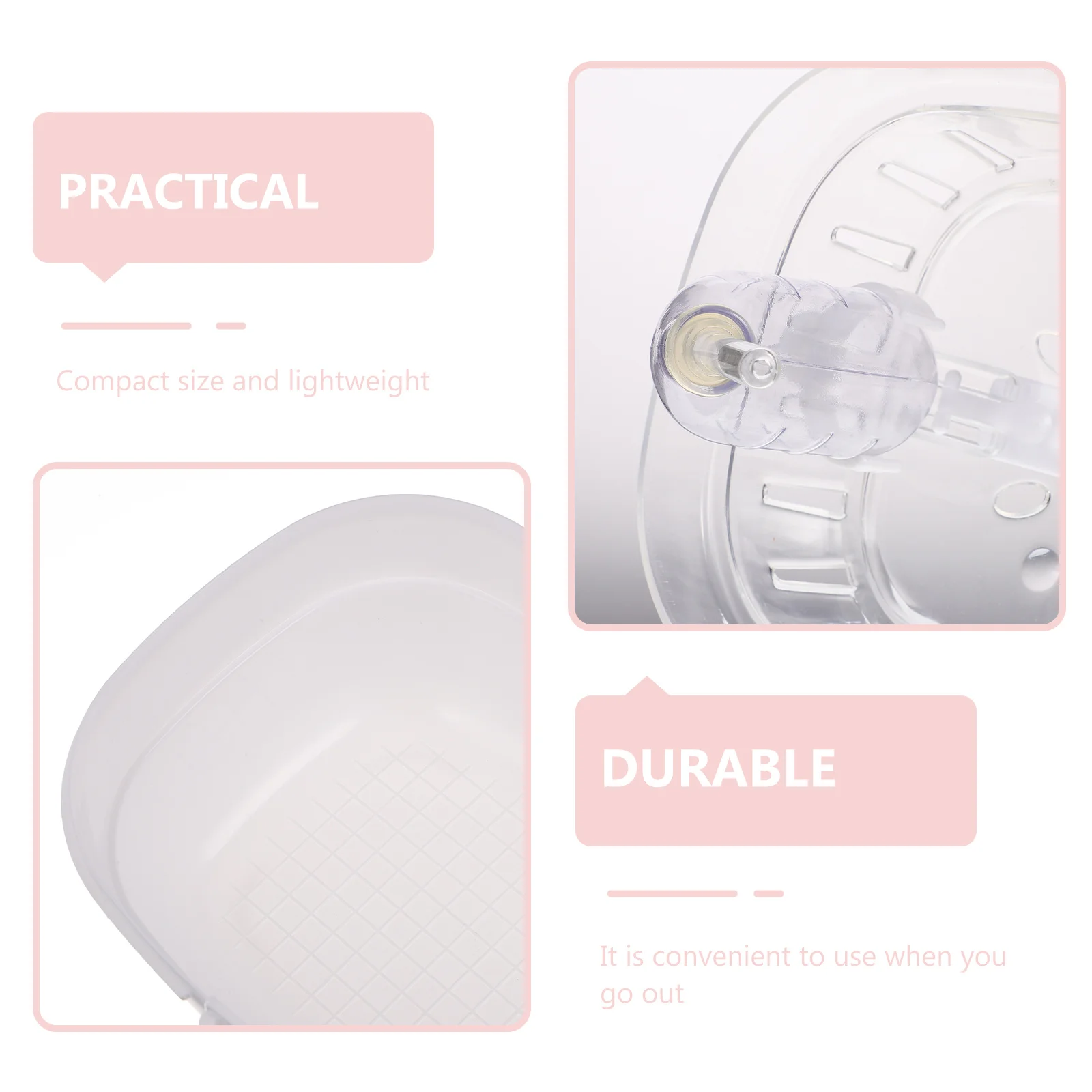 

Hamster Cage Portable Lightweight Plastic Box For Small Pets Outdoor Travel Carrier Pet Container Handheld Case