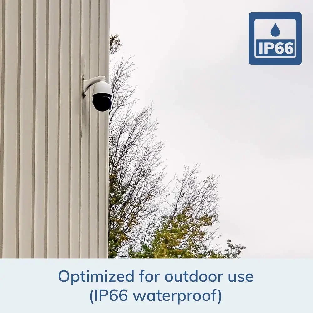 4.5 بوصة PTZ IP الأمن 5.0mpHD عموم إمالة 18X زووم بصري H.25 Dome التتبع التلقائي كاميرا IP