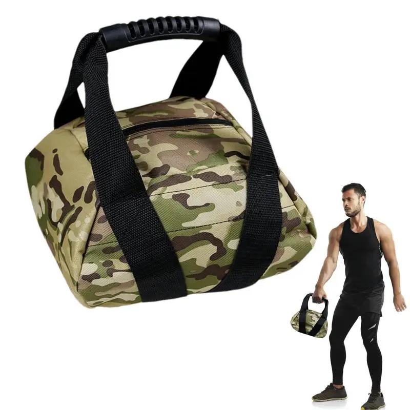 Kettlebell Weightlifting Training Sandbag Adjustable Oxford Cloth Heavy Duty Fillable Sand Bag Dumbbell Home Fitness Equipment