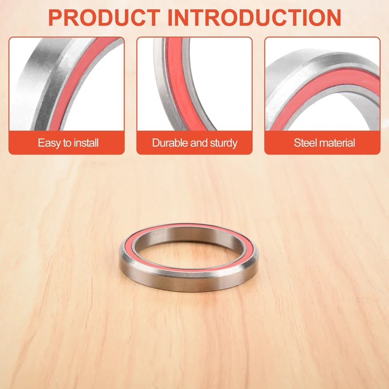 40X52x7mm 45 Degree X45 Degree 2RS P16 Taper ACB Angular Contact Bearing For 1-1/2 Inch Headset