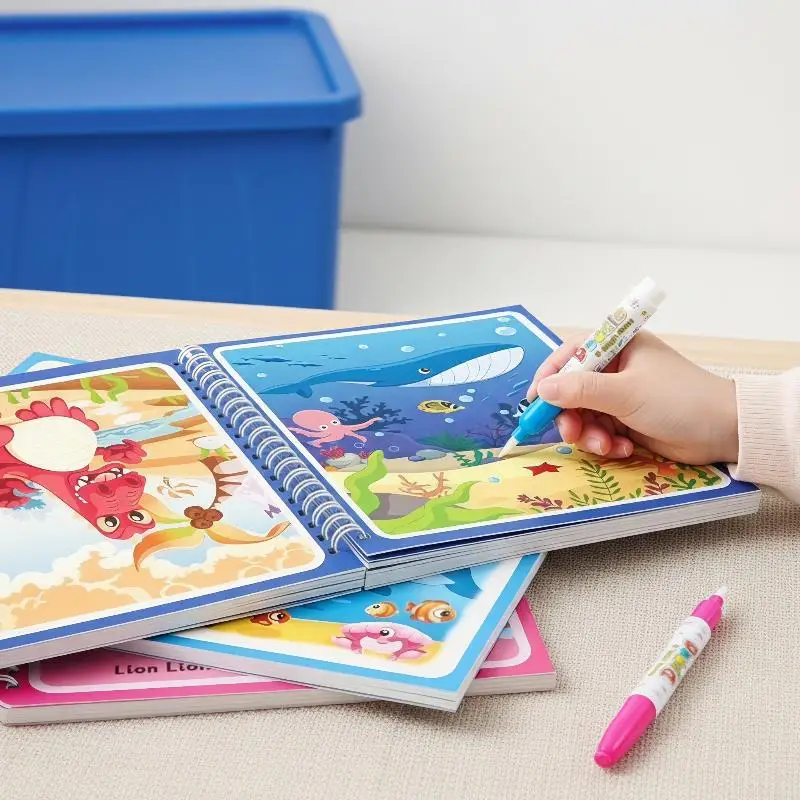 Magic Water  Eco-Friendly Reusable Montessori Toy for Toddlers Early Education Road Trip Entertainment