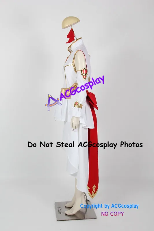 Contos de zestiria rosa cosplay traje acgcosplay incluem ornamento adereços