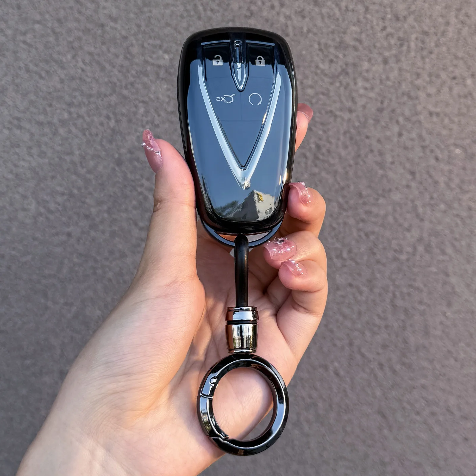 Car Accessories Soft TPU Case For Changan CS35 Plus CS55 CS75 Eado UNI-T UNI K Oushang X5 X7 EV Oshan Z6 Car Key Caps Holder