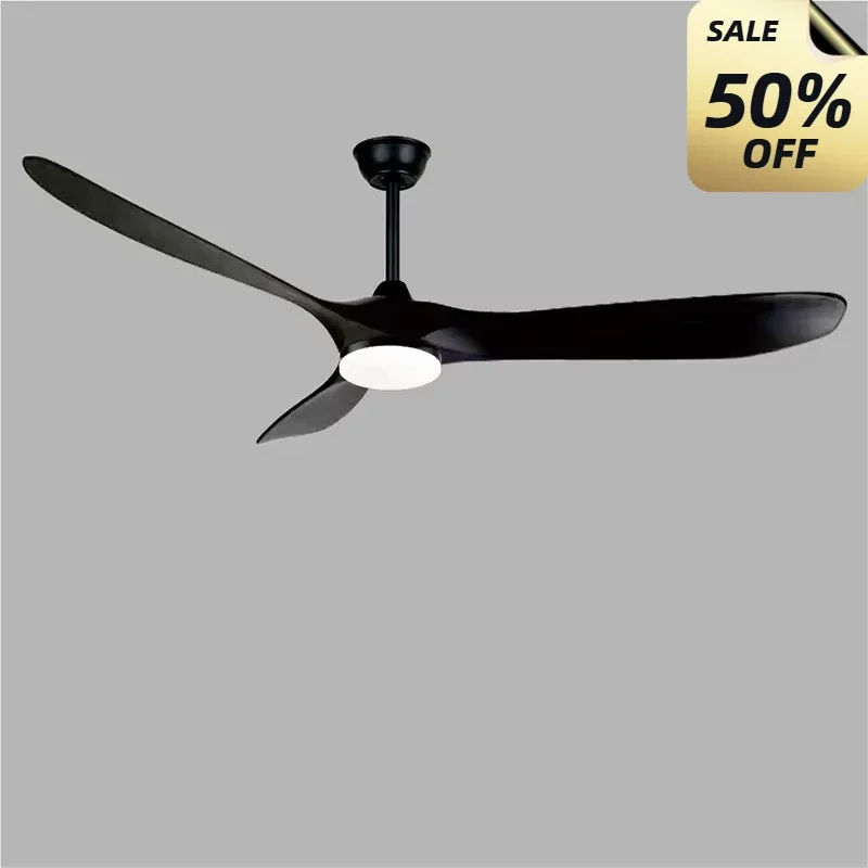 2026 Strong Wind Frequency Conversion Wood Ceiling Fan 42 Inches LED Lights with Remote Control for Living Room Bedroom