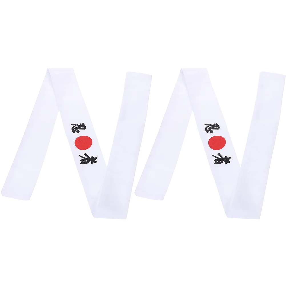 

2 шт. повязки на голову для суши-шефов с принтом ниндзя, японские дышащие многоразовые широкие повязки для женщин, для приготовления пищи, каратэ, спорта