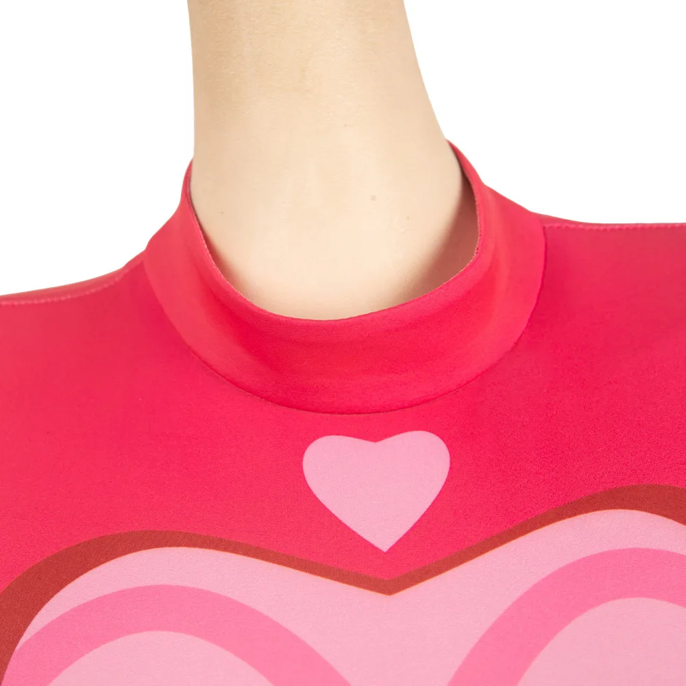 ชุดคอสเพลย์แองเจิลดัสต์สำหรับผู้หญิงชุดรัดรูปสีแดงกุหลาบการ์ตูนอะนิเมะโรงแรมคอสตูมอำพรางผู้ใหญ่เครื่องแต่งกายแฟนตาเซียสำหรับผู้หญิง