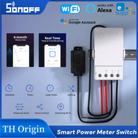 SONOFF TH Origin 16A 20A Temperature And Humidity Sensor Upgrade WiFi Smart Home Monitoring Support Alexa Google Home EWelink