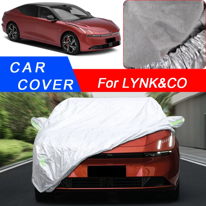 For LYNK&CO 01 02 03 05 06 07 08 09 Z10 Z20 2019-2025 Car 3Layer Thicken Cover Snow Waterproof Auto Accessories