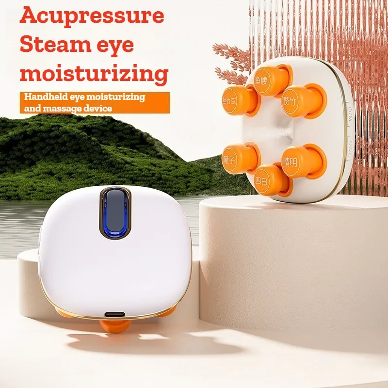Small Vibration Eye Massager Rechargeable Compact Portable Handheld Moisturizing Eye Massager Wireless Portable Relax Massage